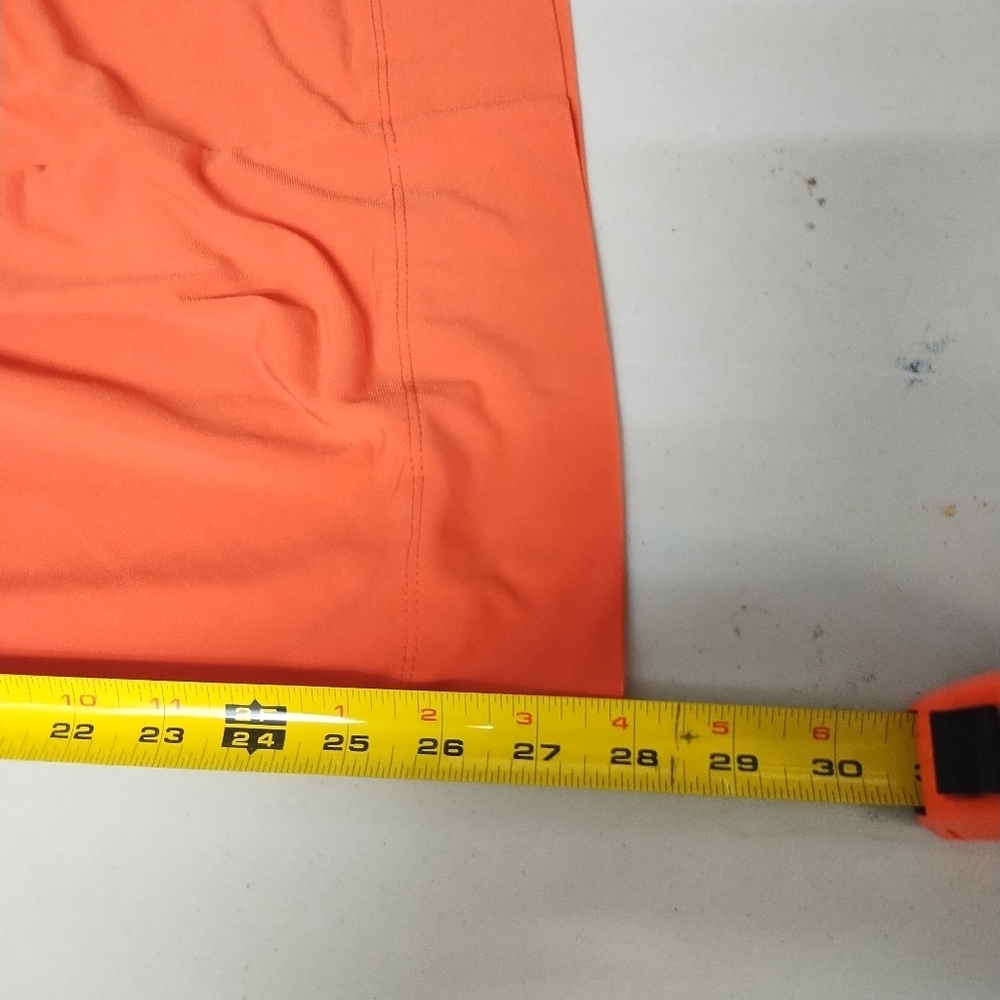 Donna Ricco orange dress Donna Ricco Twist Front Jersey Sheath Dress - Picture 4 of 5